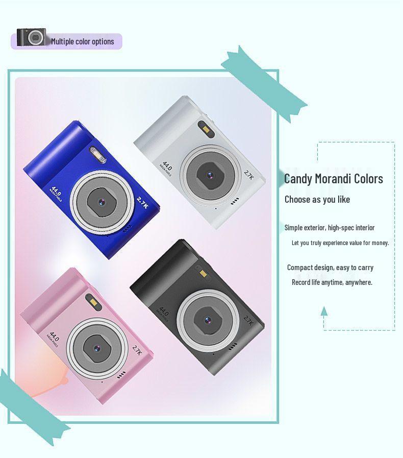 4400W Pixel Student HD Digital Camera - Compact CCD for Home Use