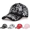 Quick Dry Baseball Caps UV Protection Letter Geometry Printing Sunscreen Hat Colorful Graffiti Print Hip Hop Sun Hat Outdoor