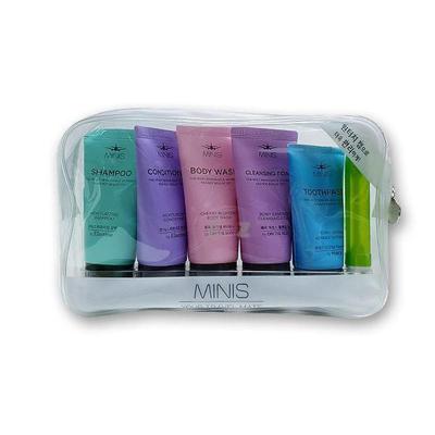 MINIS Reiseset 6P -TJ/Zahnpasta/Zahnbürsten-Set/Toilettenartikel/Reiseset/Tragbares Set