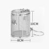 Spice Seasoning Strainer Stainless Steel with Extended Chain Hook Tea Strainer for Seasonings Loose Leaf Tools Basket