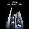 USB4 Data Cable 80Gbps USB C To USB C Cord 240W Fast Charging Cable for Notebook 5K Video Large File Transfer Use