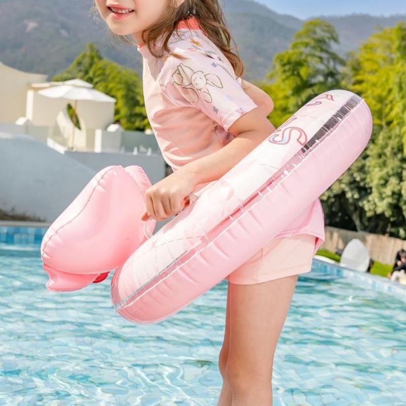 Inflatable Pool Float Bowknot Swimming Hoop Swimming Pool Float Rings Bowknot Swimming Rings Toy Inflatable Float Rings