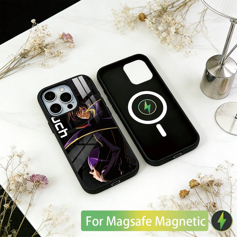 

Anime CODE GEASS Lelouch Rebellion Phone Case For iPhone17,16,15,14,13,12,11 Plus,Pro Magnetic For Magsafe Wireless Charging iPhone16Pro