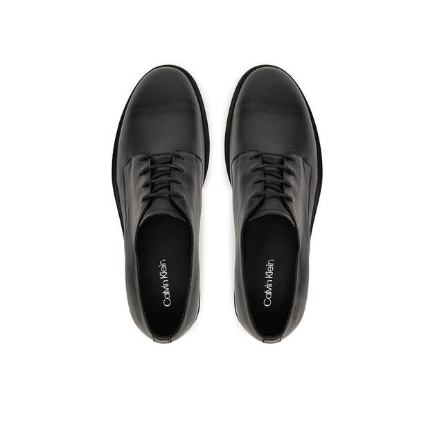 Ankle Boots Calvin Klein Flex Dress Derby 4Holes Lth HM0HM01895 Black