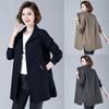 Windbreaker Women's Spring and Autumn Thin Loose Shirt Fashionable Mid-length Blouse Women's