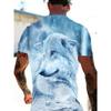 Streetwear 3D Animal T Shirt Man 3D Printing Tee Shirts Funny Hip Hop Men Round Neck Short Sleeve Casual Top
