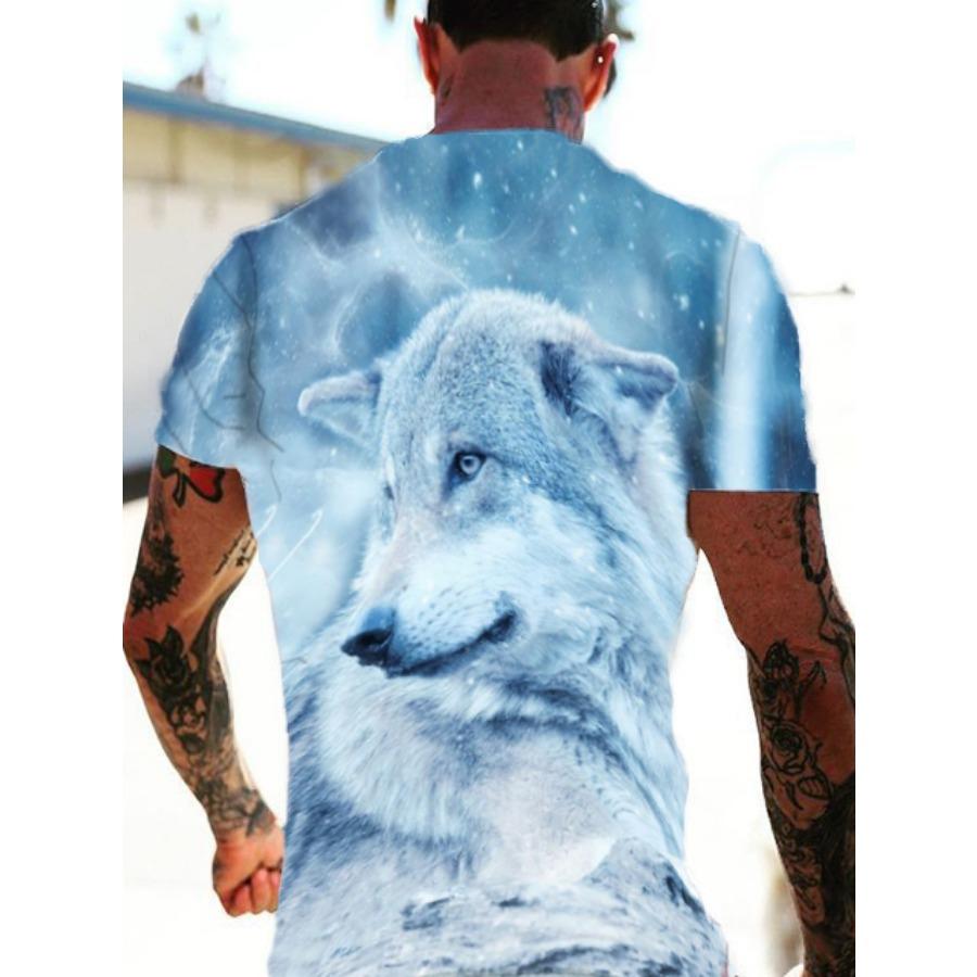 Уличная футболка с 3D животным — фото 21