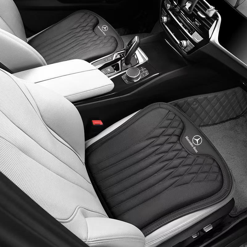 High-quality Leather Car Seat Cushion Lumbar Support Auto Interior For Mercedes Benz AMG A/B/C/E/S Class C200L W211 W212 GLK GLE JR9