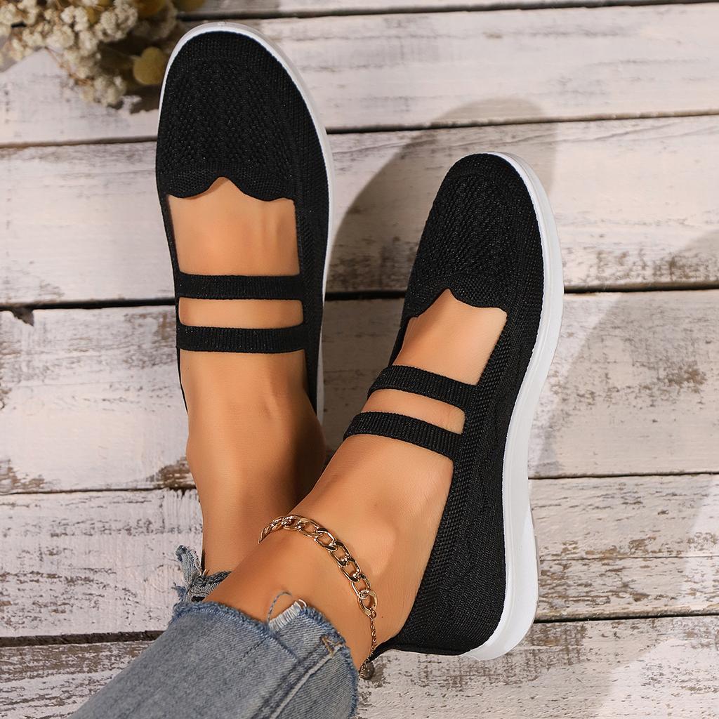 Summer New Women's Large-size Foreign Trade Women's Shoes Fly-woven Shoes Casual Shoes 36-4 Summer Mesh Breathable Women's Shoes