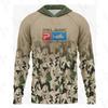 Men's PELAGIC Long-sleeved Hooded Fishing Suit With UV Sun Protection UPF50 + Luya