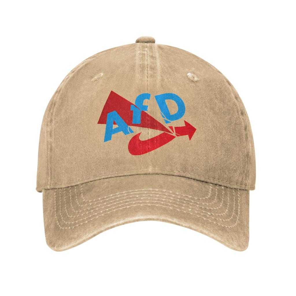 Alternative Afd Germany Casual Baseball Cap For Unisex-Teens AFD German Logo Hiking Fishing Hip Hop Hats Sunscreen Baseball Caps