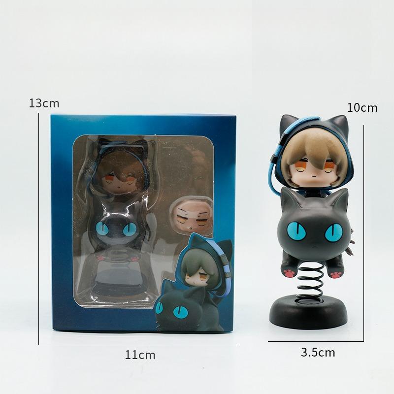 Popular New Creative Peripheral Figurine Q-Version Rocking Music Tomorrow'S Ark Puppetry Trendy Toy Decoration Small Ornament