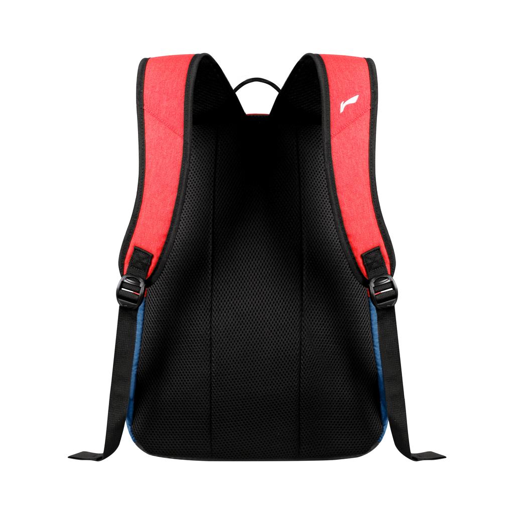 Li Ning Polyester Backpack Regular Unisex Orange Red YBSU167-8A5