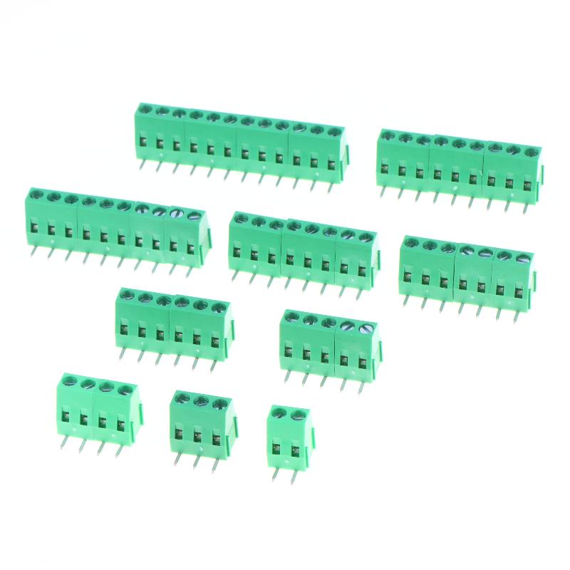 Dg128R 5.0Mm 2-12P Right Angle Pcb Universal Screw Terminal Blocks Kf128R Mkdsfw 1,5/ 2 Phoenix Degson Mb312 Wj128R