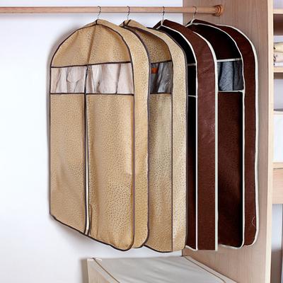 Lot de 1/3 housses à vêtements avec fenêtre transparente et fermeture éclair, respirantes et polyvalentes, pour vêtements et poussière