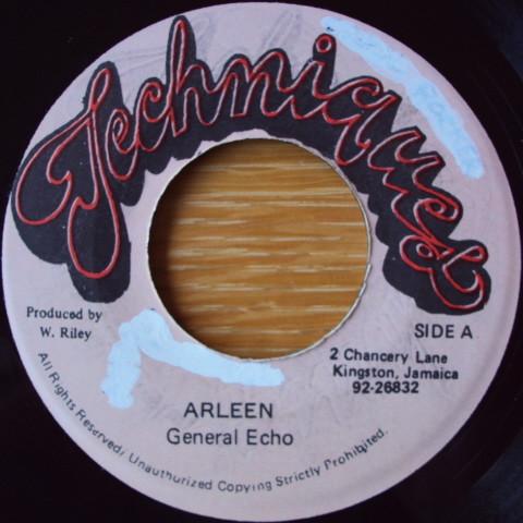 

7inch Record GENERAL ECHO - Arleen NONE Techniques Jamaica Reggae, Ska & Dub Used