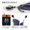 CONRAD Golf Ball Cleaner Microfiber Carabiner Clip with Reel Black