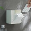 Wall Mounted Storage Box Dustproof Storage Cabinet Bathroom Cotton Swab Container Cosmetics Makeup Box Stationery Organizer Box