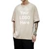 100% Cotton 200gsm Men's Short Sleeve T Shirt  Custom Your Logo Design T Shirt