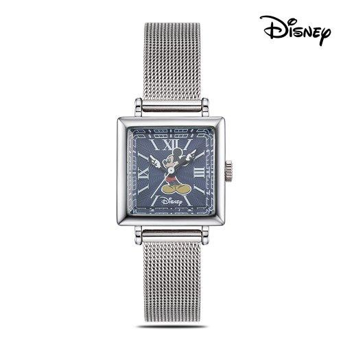 [Disney] Disney Mickey Mouse Newtro Women s Mesh Band Wristwatch D11922MBL none