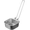 Hot Pot Colander Stainless Steel with Hook Cooking Noodles Meat Filter Screen Frying Net Hanging Type