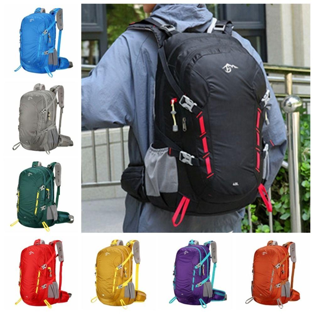 40L Mountaineering Backpack Multi-Color Travel Backpack Breathable Hiking Backpacks  Climbing
