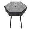 Folding Camping Table Height   8L Large Capacity Aluminum Alloy 2 Tier Camping Storage Table with Lantern Hole