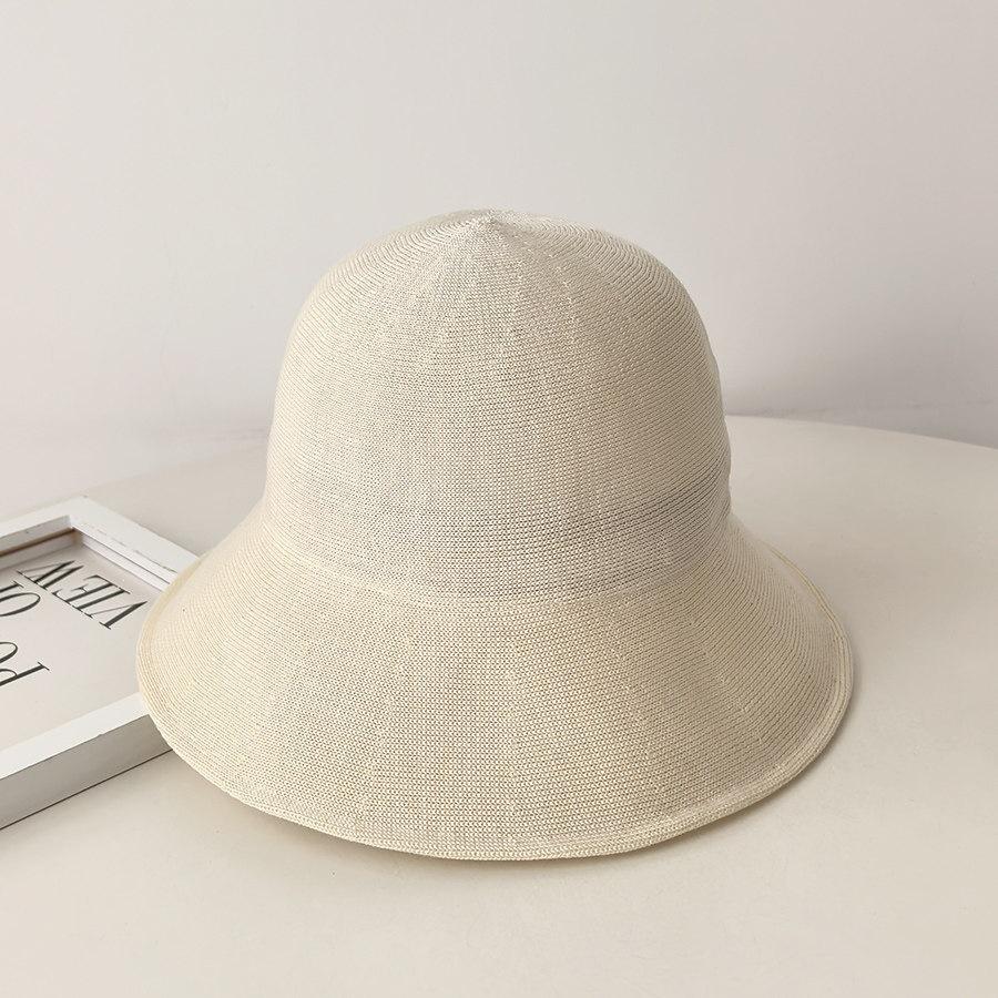 High Quality Mulberry Silk * Can Be Stacked Thin Casual Hat Women's Summer Breathable Sunshade Sunscreen Bucket Hat Travel