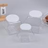 Barattoli di Plastica Confezionati Sigillati Con Coperchio Contenitore per Alimenti Articoli da Cucina Portatile Trasparente Esagonale Barattolo per Caramelle Biscotti