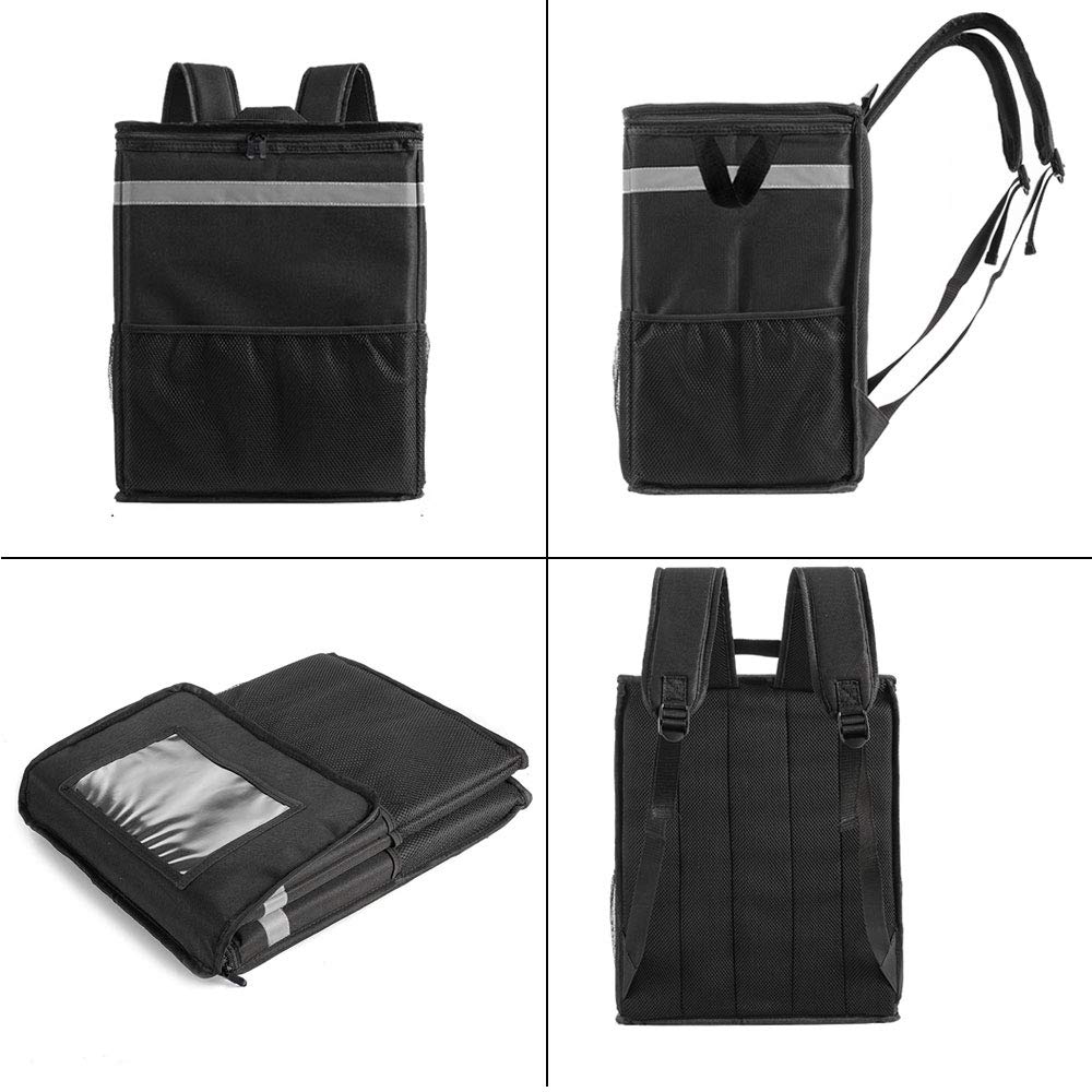 NUWAJP Delivery Large Capacity Pizza Delivery Hot and Cold Food Delivery Travel Lunch Sushi Warmer Bag x x 41cm Bag, Backpack, Bag, - 33.5cm 25.5cm