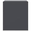 Vidaxl Szafka Nocna, Antracytowa, 34,5X39X44 Cm, Stal
