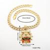 New Product Necklace Hip Hop Pendant Personalized Trendy Brand Animal Hip Hop Necklace