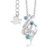 Disney limited edition special design Little Mermaid Ariel necklace silver 925 shell sea diamond adult woman gift