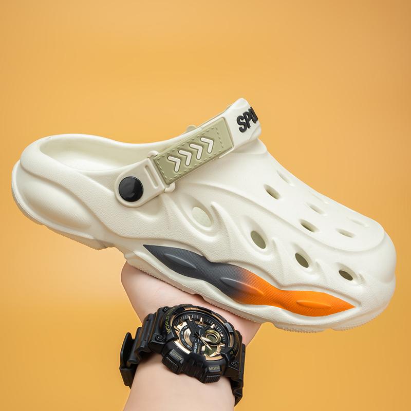 Fashion CYYTL Mens Slippers Summer Casual Outdoor Beach Shoes Sandals Walking Slides Comfort Lightweight Luxury Designer Fashion Leather