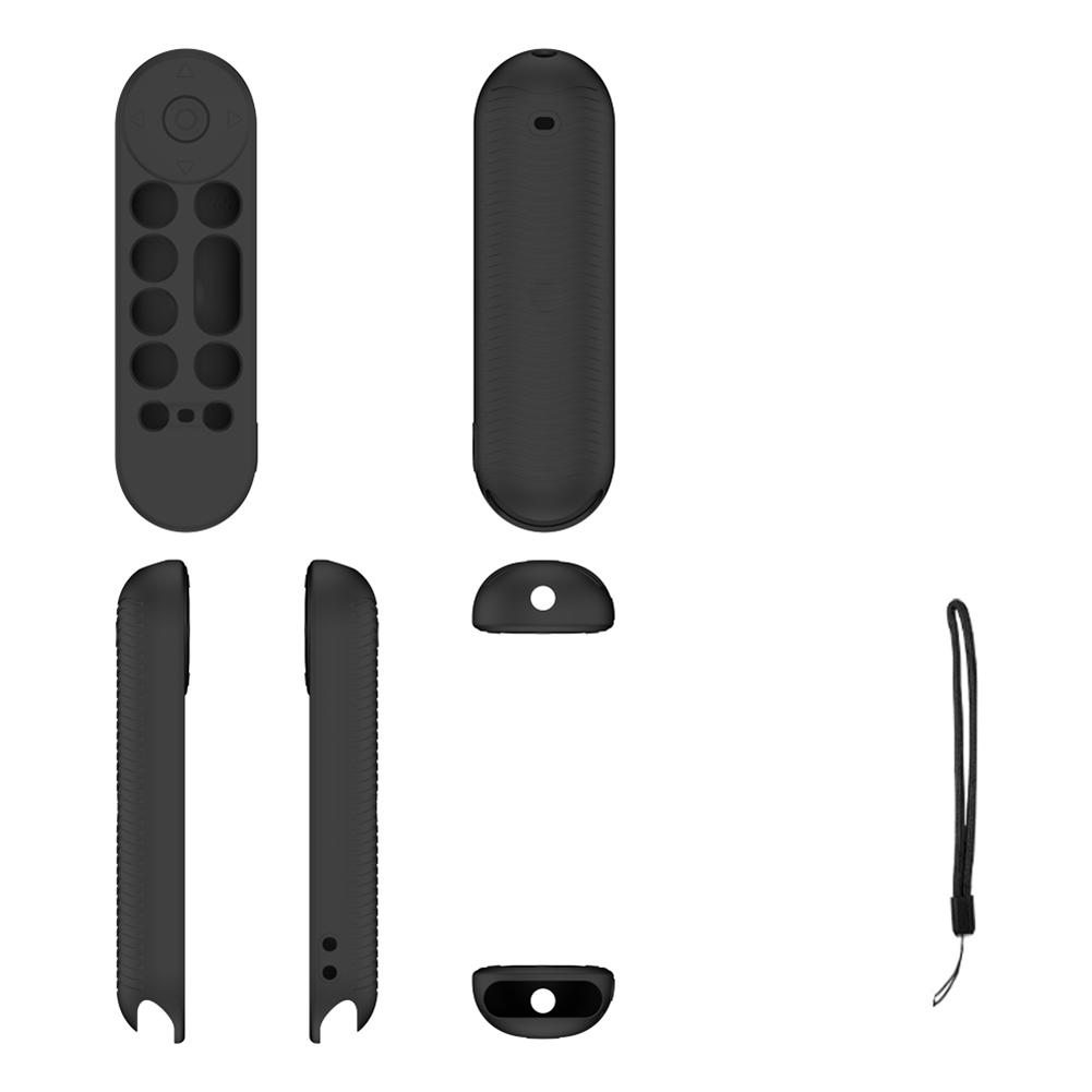 Silicone Remote Case Anti-Slip Protective Controller Sleeve Skin Remote Cover for Google TV Streamer 4K Voice Remote