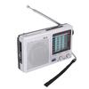 AM FM SW WB Radio Portable Shortwave Radio with 3.5mm Headphone Jack for Walking Travel Hiking