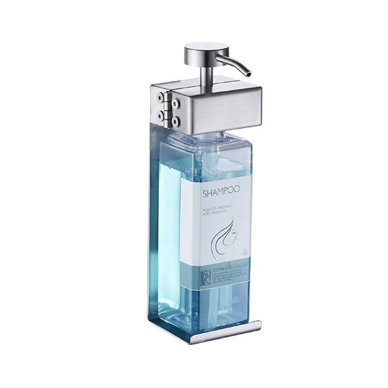 300ml Hotel Manual Soap Dispenser Single Double Triple Head Wall Mount Hand Soap Bottle Shampoo Shower Gel Dispenser with Lock