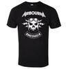 Airbourne Boneshaker Doppelseitig Vorder- und Rückseite Aufdruck Oberteil Australischer Hard Rock Pilotenschädel Blitz Grafik Rock N Roll fürs Leben