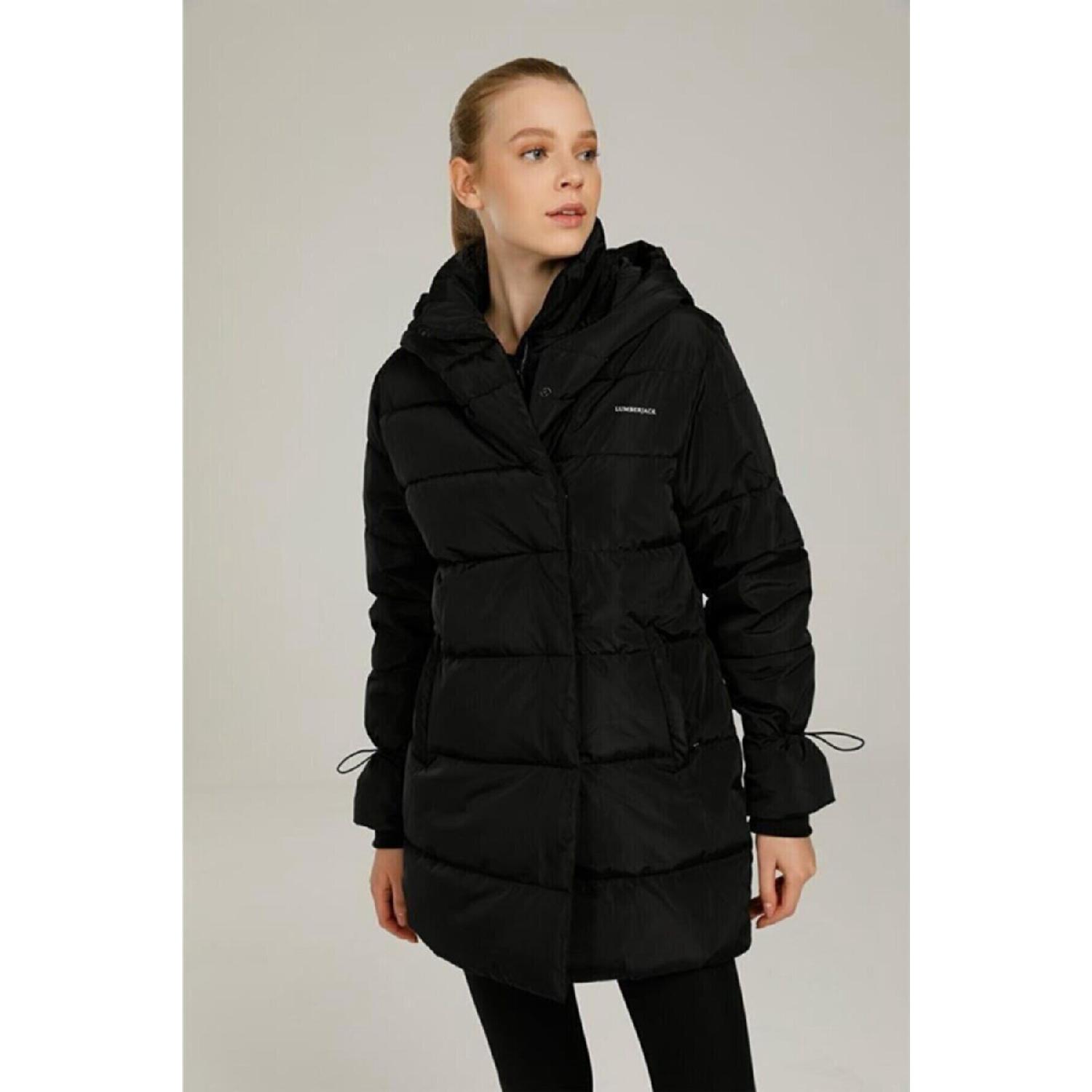 

Довге жіноче пальто Karina Sn36 Black/black 21w3200sn36 XS чорний