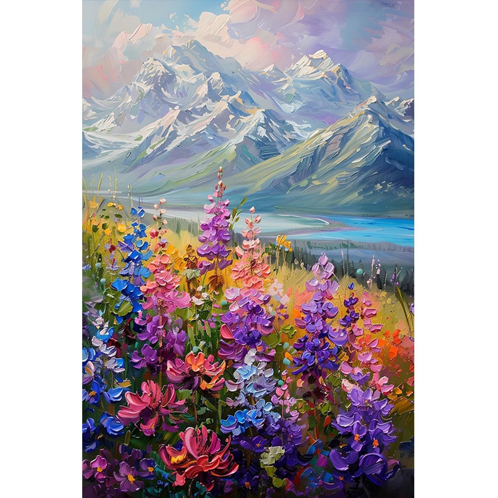 

Scenery Full DIY 5D Round Drill Diamond Painting Gem Art for Adults/Beginners Gift Idea Home Wall Decor 15.75x23.62in