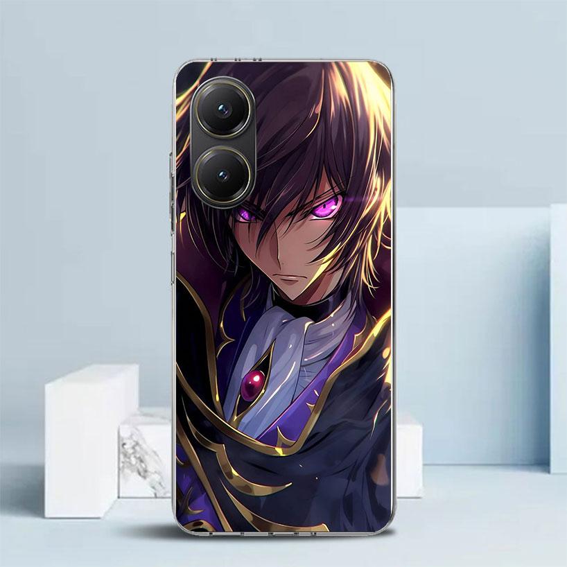 Code Geass Anime Phone Case For Xiaomi Poco F7 Ultra X5 X6 X7 Pro M7 Redmi 15C 15 13C 13 12C 12 10C 10 10A 9 9C 9A 9T Cover Poco
