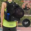 DSLEAF Basketball-Rucksack, Basketball-Rucksack, Studenten-Basketball-Rucksack, Ballaufbewahrung, Fußball-Rucksack für Jungen (Schwarz)