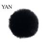 Backpack Charms Faux Fur Pom Fluffy Ball with Elastic Loop Cute for Hats Plush Bag Charm Craft Projects Hat Accessories