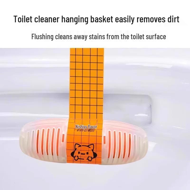 Long-Lasting Toilet Cleaning Ball & Deodorizer: Removes Odors and Yellow Stains
