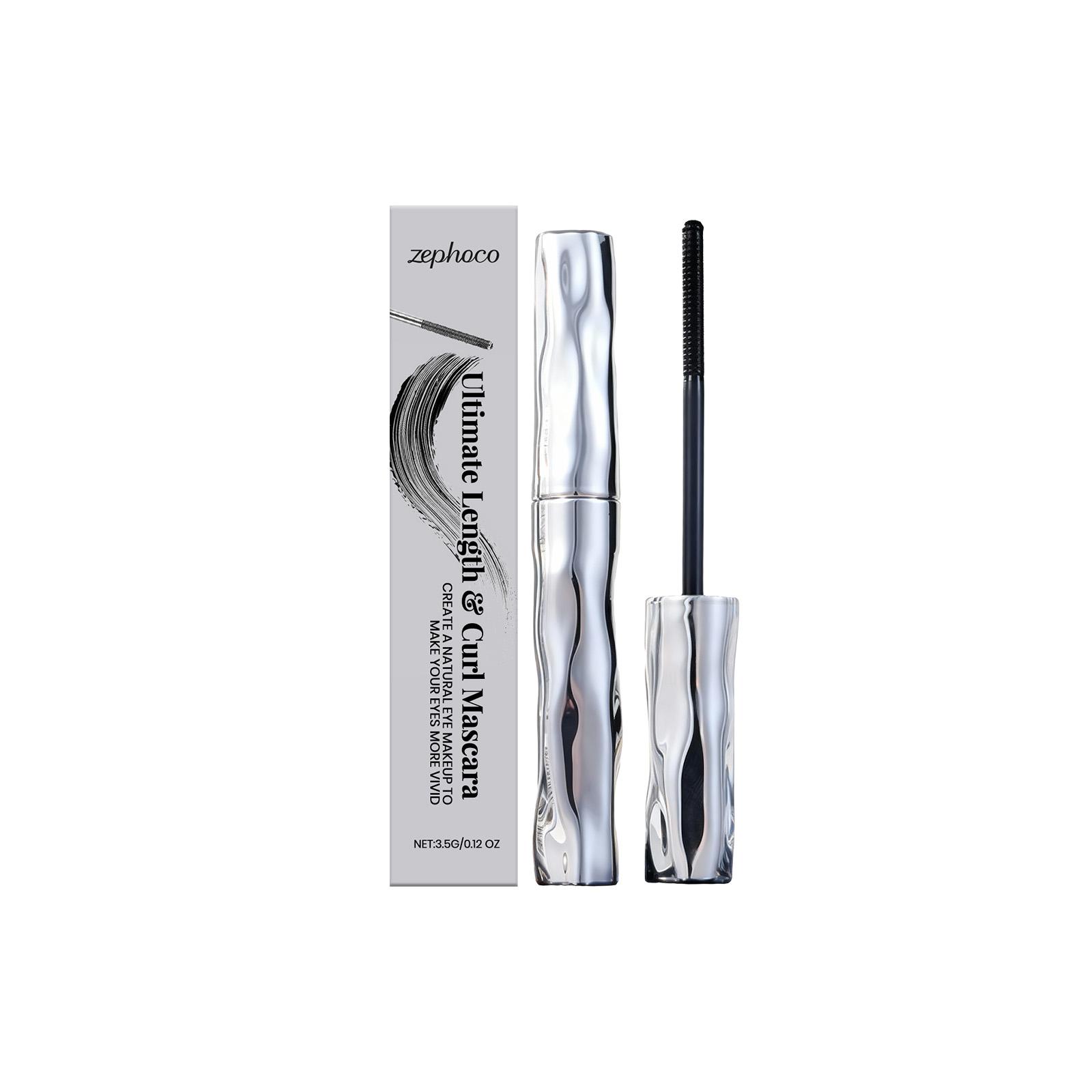 Zephoco eye mascara is waterproof and sweat-resistant, designed to create a natural curling and long makeup, suitable for daily commuting 1pcs
