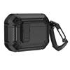 Security Lock Case For AirPods Pro 3 Pro 2 1 airpods 4 Cover TPU PC Protective Cases Fundas Earphone Accessories With Hook