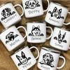Personalized Pets Enamel Mug Custom Cup Funny Cups of Coffee Cup for Tea Beer Mugs Drinkware Rare Travel Cute Original Unusual