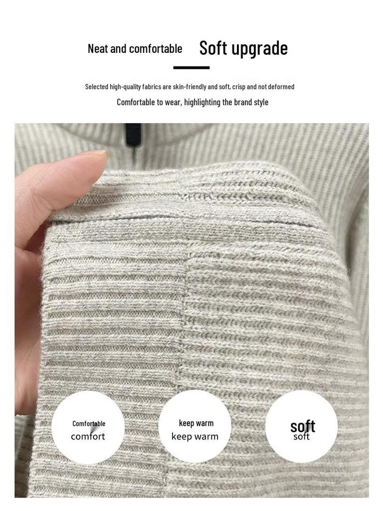 Kangaroo Herren Kaschmir-Mischwolle Pullover