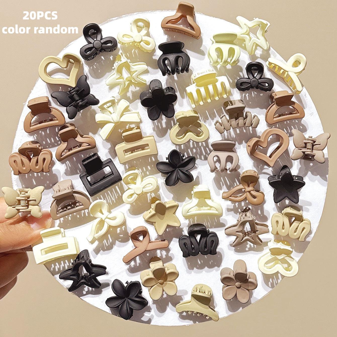 

20 Colors, Randomly Packed, Simple and Cute Style, Suitable for Various Hairstyles, Multiple Designs, Perfect for Everyday Casual Wear, Haw