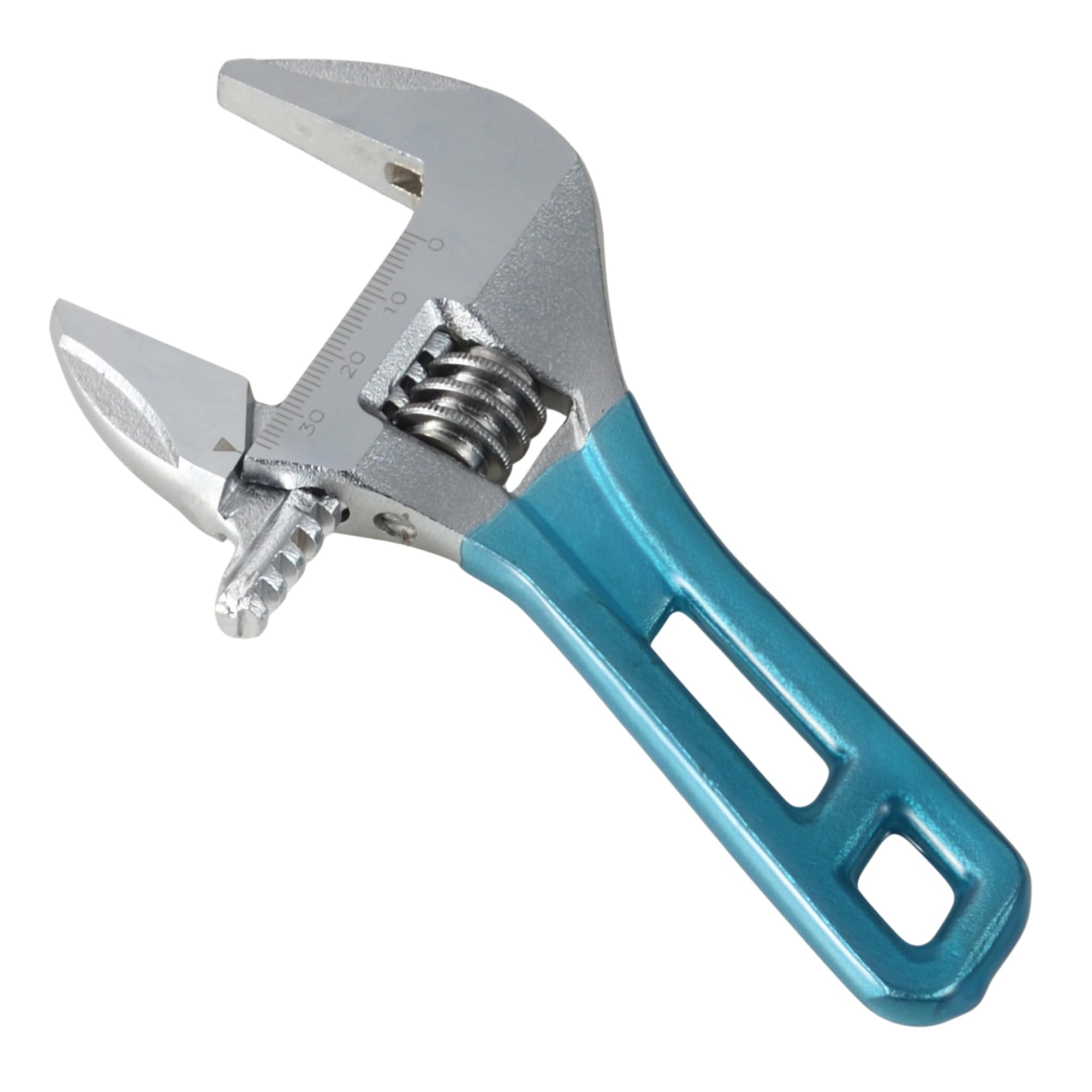 Takagi Short Wide Monkey Wrench 36mm GISUKE Wrench with Measuring Wide Jaw for Tight Mini Takagi SWM-36 Marks, Opening, Palm-Sized, Spaces,